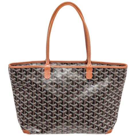 goyard black with brown